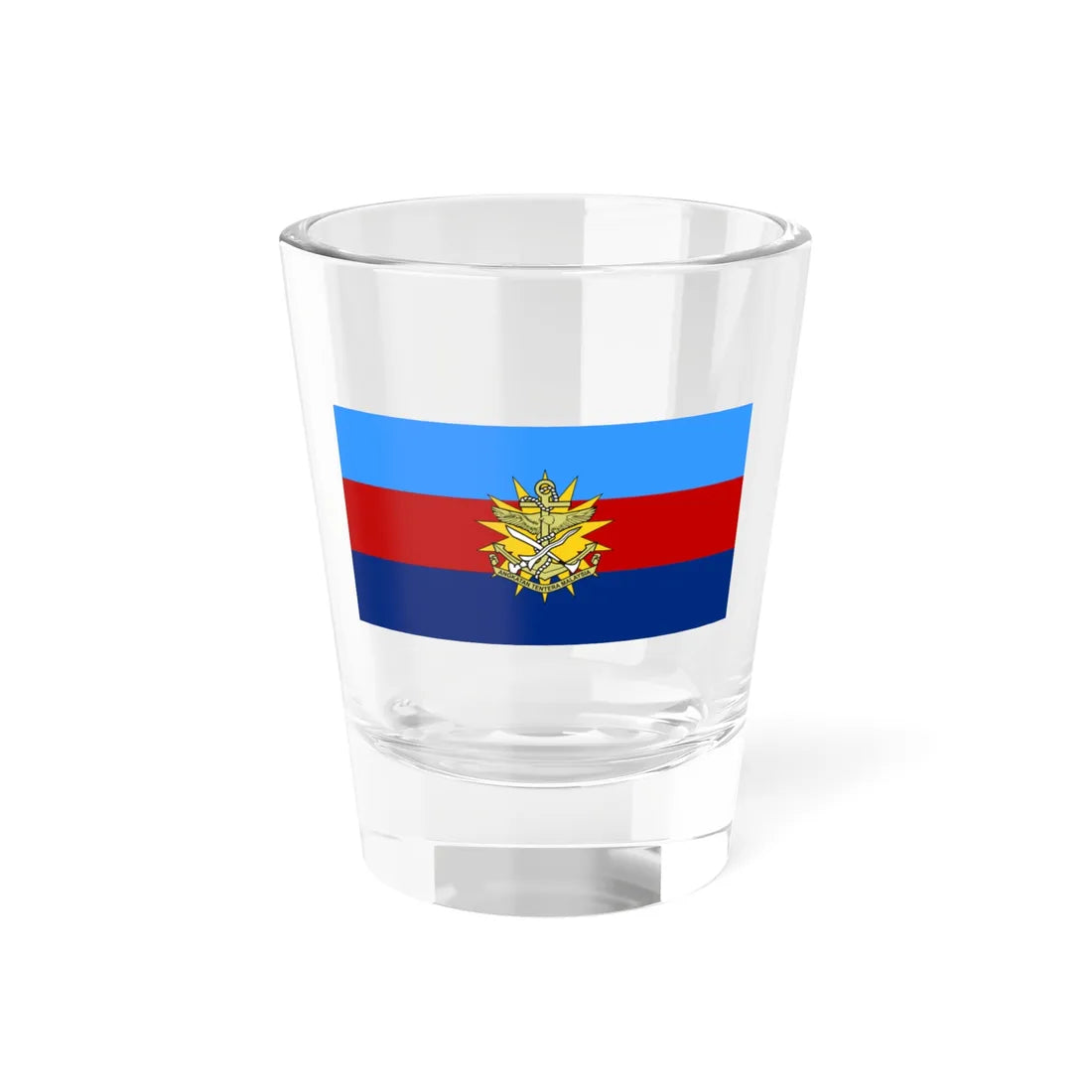Flag of the Malaysian Armed Forces (Malaysia) Shot Glass 1.5oz 1.5oz - Go Mug Yourself