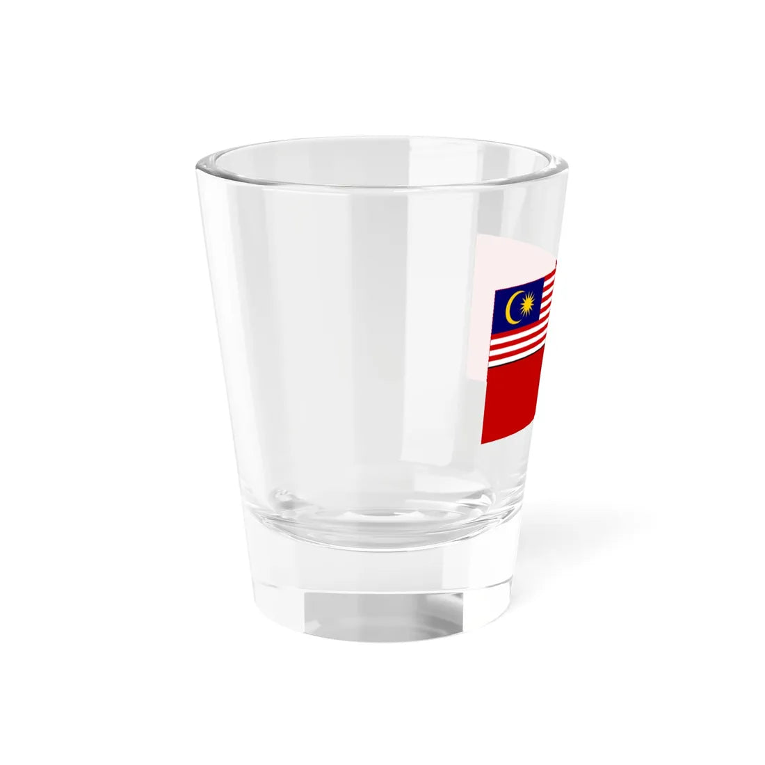 Flag of the Malaysian Army (Malaysia) Shot Glass 1.5oz - Go Mug Yourself