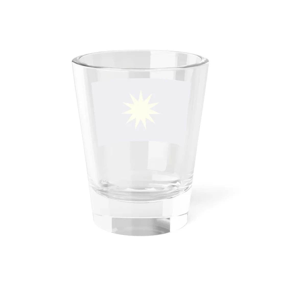 Flag of the Malaysian Chinese Association 1958-1963 (Malaysia) Shot Glass 1.5oz - Go Mug Yourself