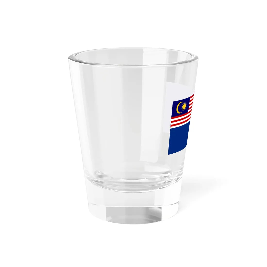 Flag of the Malaysian Maritime Enforcement Agency (Malaysia) Shot Glass 1.5oz - Go Mug Yourself