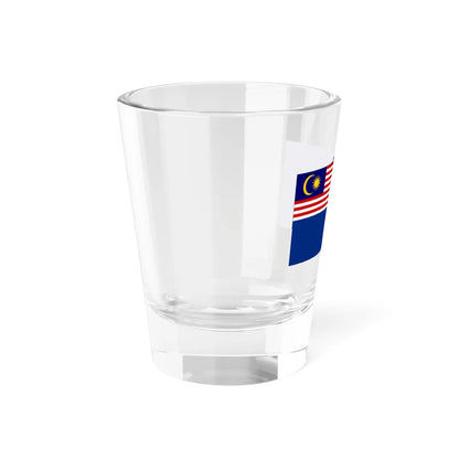 Flag of the Malaysian Maritime Enforcement Agency (Malaysia) Shot Glass 1.5oz - Go Mug Yourself