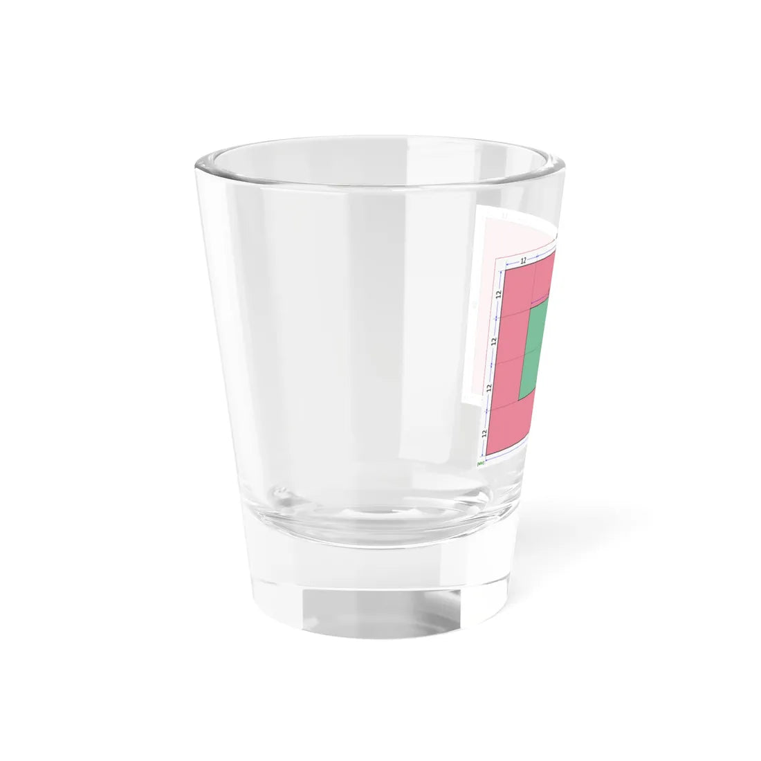 Flag of the Maldives construction sheet (Maldives) Shot Glass 1.5oz - Go Mug Yourself