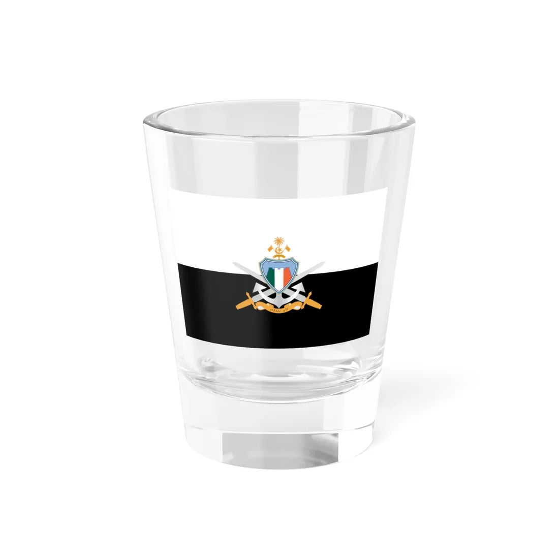 Flag of the Maldives National Defence Force (Maldives) Shot Glass 1.5oz 1.5oz - Go Mug Yourself