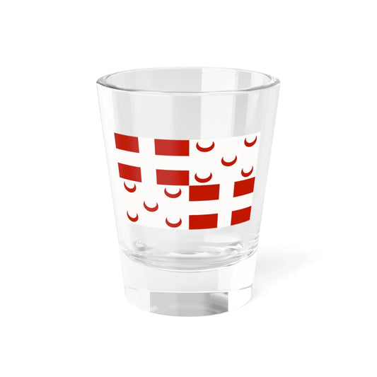 Flag of the Maltese corsairs (Malta) Shot Glass 1.5oz 1.5oz - Go Mug Yourself