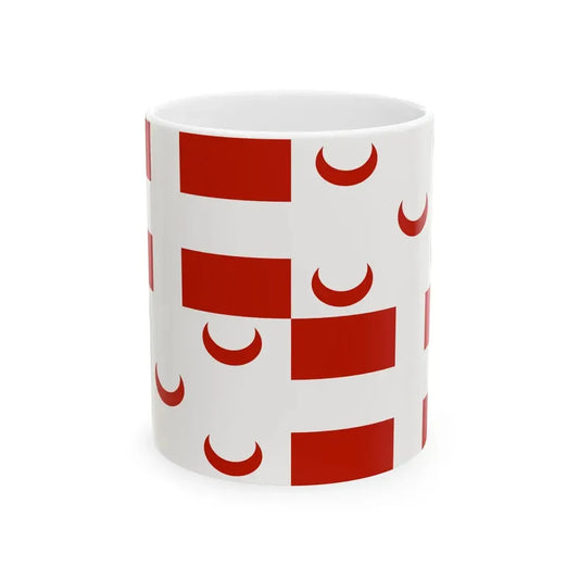 Flag of the Maltese corsairs (Malta) White Coffee Mug 11oz - Go Mug Yourself