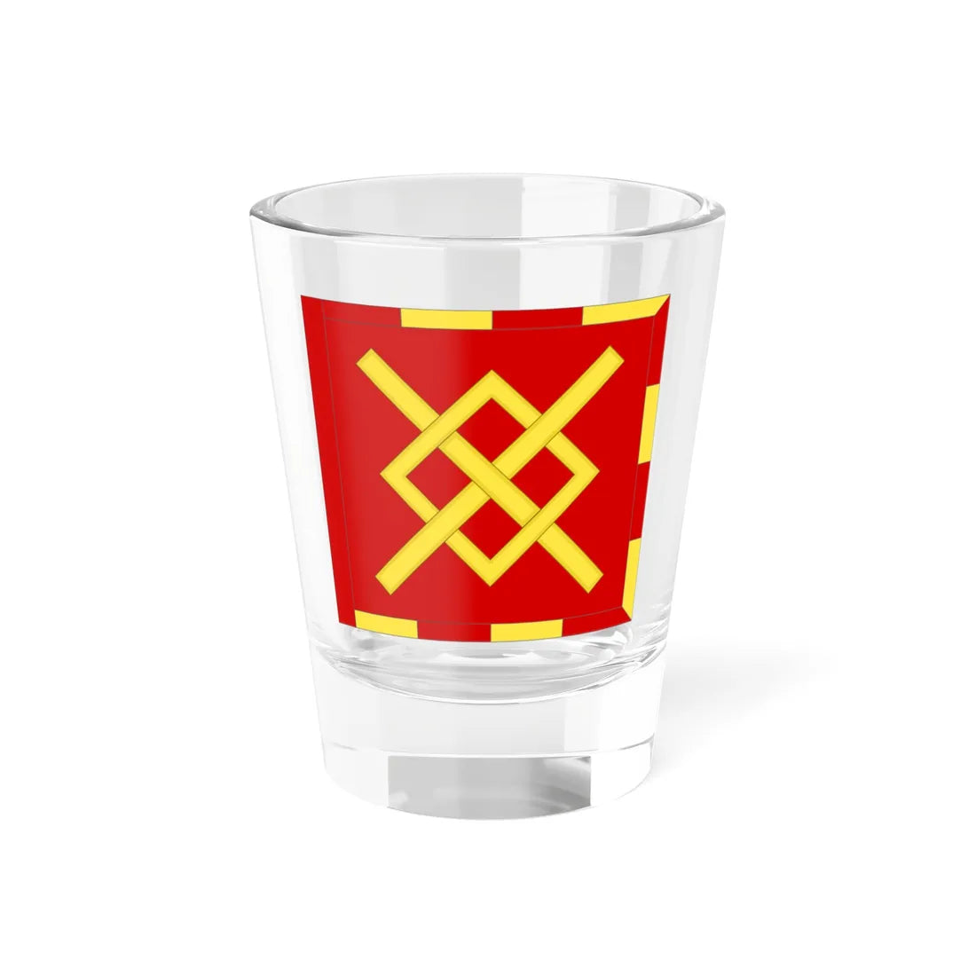 Flag of the Maltravers Herald Extraordinary (United Kingdom) Shot Glass 1.5oz 1.5oz - Go Mug Yourself