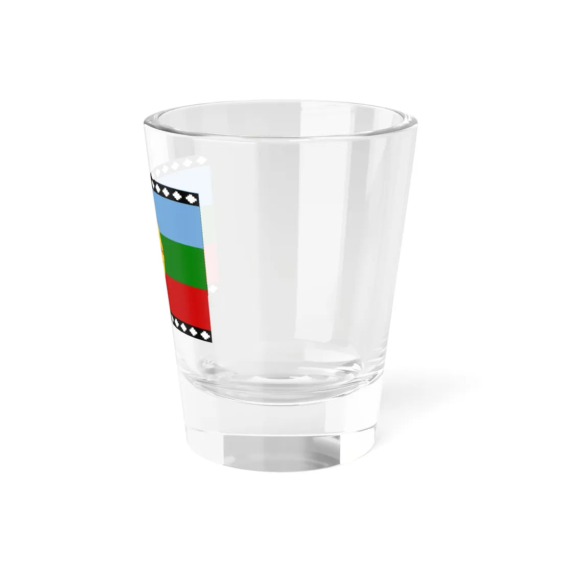Flag of the Mapuches 1992 (Argentina) Shot Glass 1.5oz - Go Mug Yourself