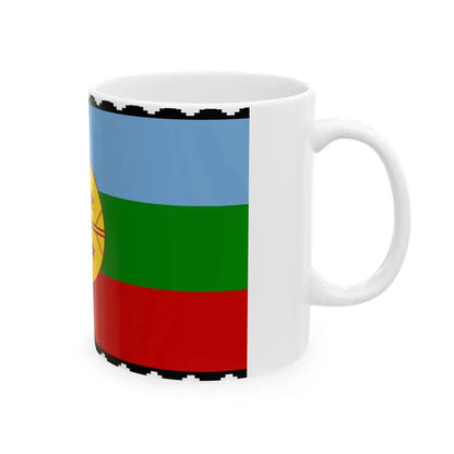 Flag of the Mapuches 1992 (Argentina) White Coffee Mug - Go Mug Yourself