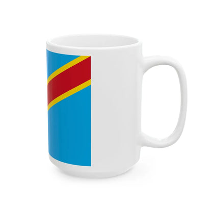 Flag of the March 23 Movement (Congo) White Coffee Mug - Go Mug Yourself
