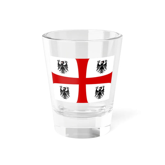 Flag of the Margraviate of Mantua 1328-1575 (Italy) Shot Glass 1.5oz 1.5oz - Go Mug Yourself