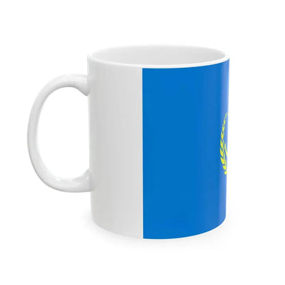 Flag of the Maritime Safety Administration of the Peoples Republic of China (China) White Coffee Mug - Go Mug Yourself
