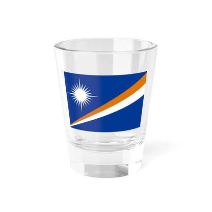 Flag of the Marshall Islands 3-2 (Marshall Islands) Shot Glass 1.5oz 1.5oz - Go Mug Yourself