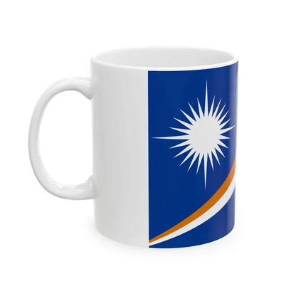 Flag of the Marshall Islands 3-2 (Marshall Islands) White Coffee Mug - Go Mug Yourself