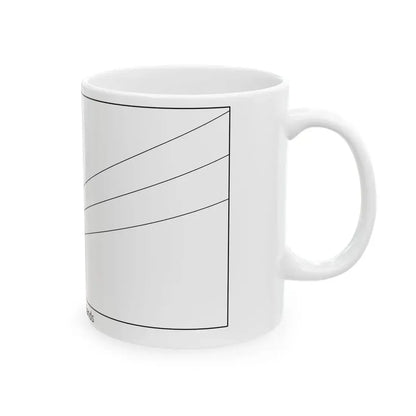 Flag of the Marshall Islands colouring page (Marshall Islands) White Coffee Mug - Go Mug Yourself