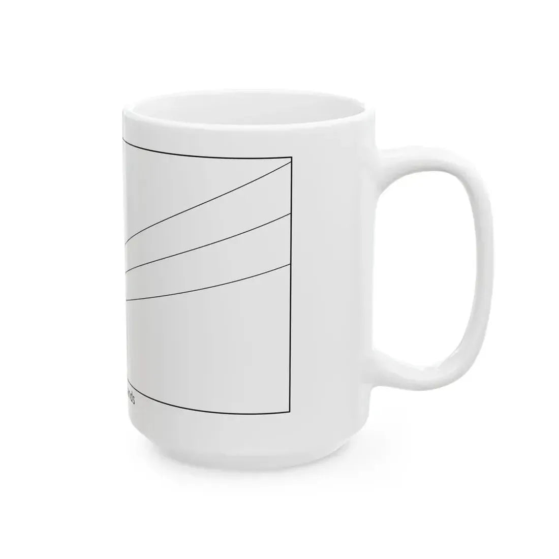 Flag of the Marshall Islands colouring page (Marshall Islands) White Coffee Mug - Go Mug Yourself