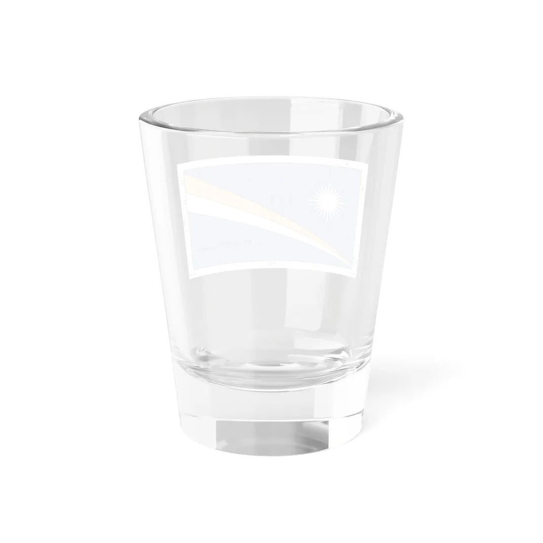 Flag of the Marshall Islands construction sheet (Marshall Islands) Shot Glass 1.5oz - Go Mug Yourself