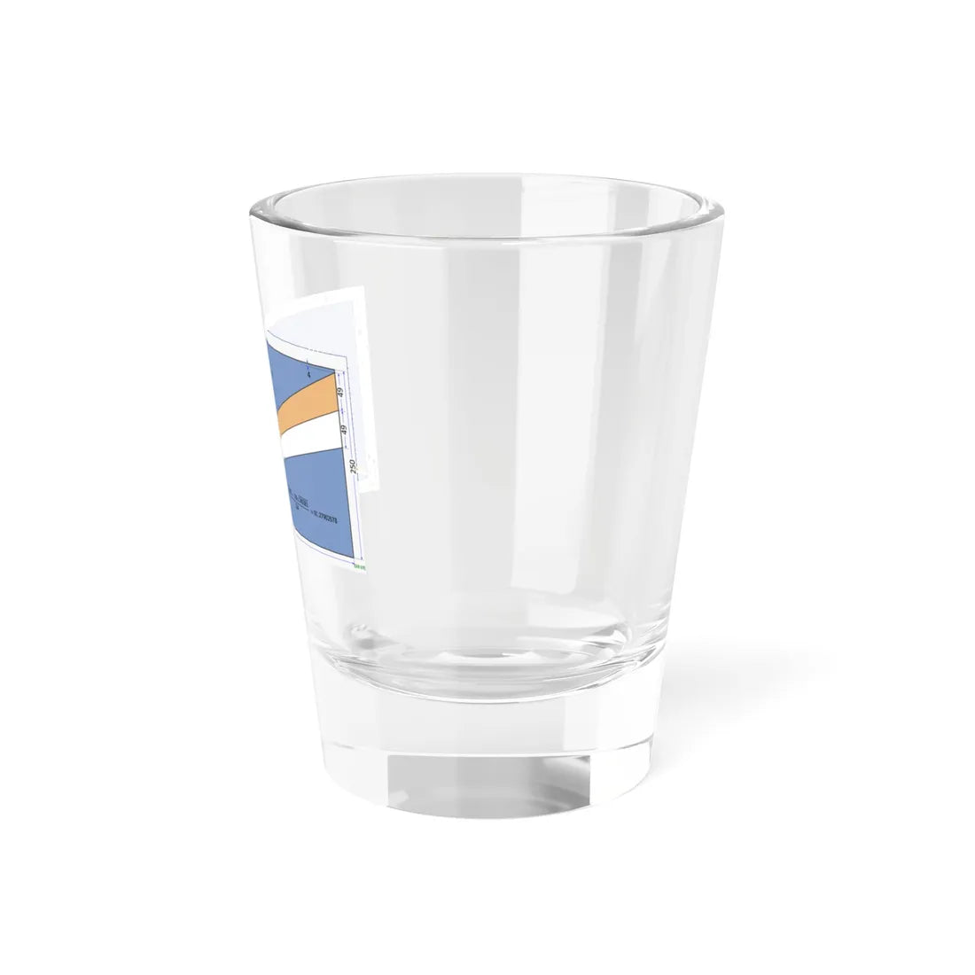 Flag of the Marshall Islands construction sheet (Marshall Islands) Shot Glass 1.5oz - Go Mug Yourself