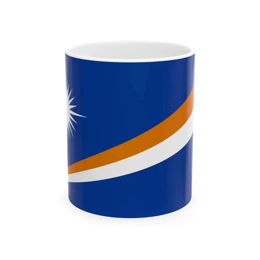 Flag of the Marshall Islands (Marshall Islands) White Coffee Mug 11oz - Go Mug Yourself