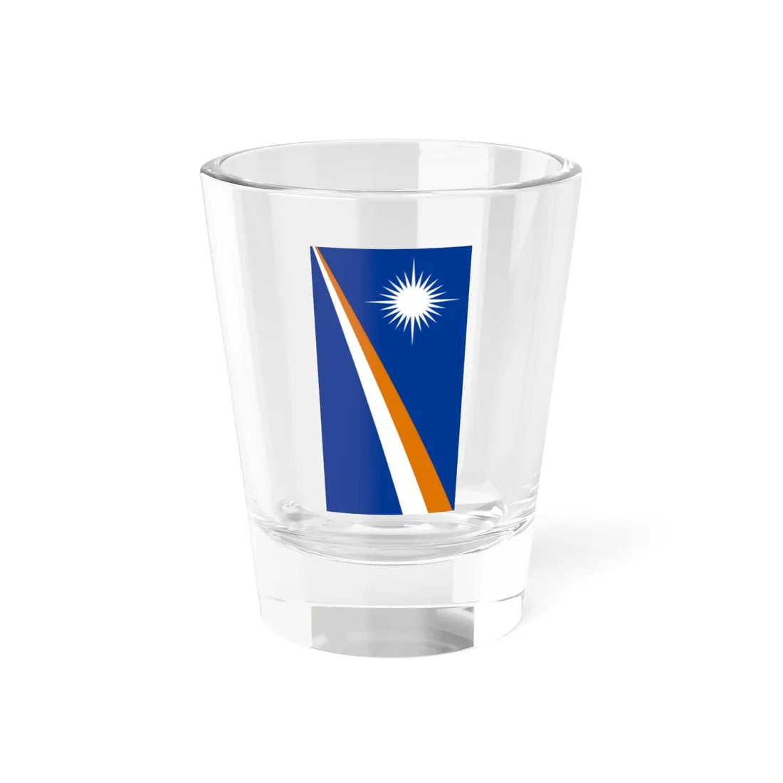 Flag of the Marshall Islands vertical (Marshall Islands) Shot Glass 1.5oz 1.5oz - Go Mug Yourself