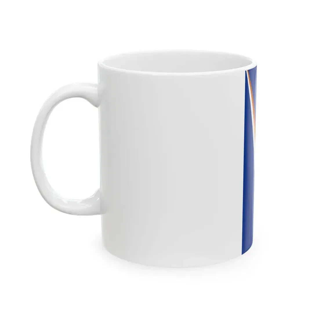 Flag of the Marshall Islands vertical (Marshall Islands) White Coffee Mug - Go Mug Yourself