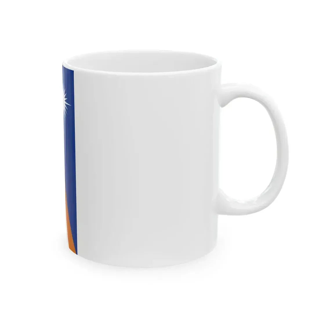 Flag of the Marshall Islands vertical (Marshall Islands) White Coffee Mug - Go Mug Yourself