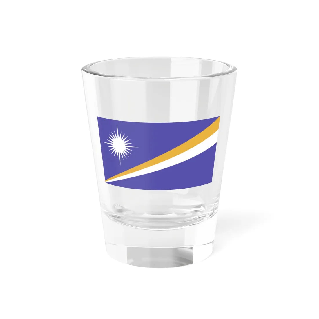 Flag of the Marshall Islands WFB 1999 (Marshall Islands) Shot Glass 1.5oz 1.5oz - Go Mug Yourself
