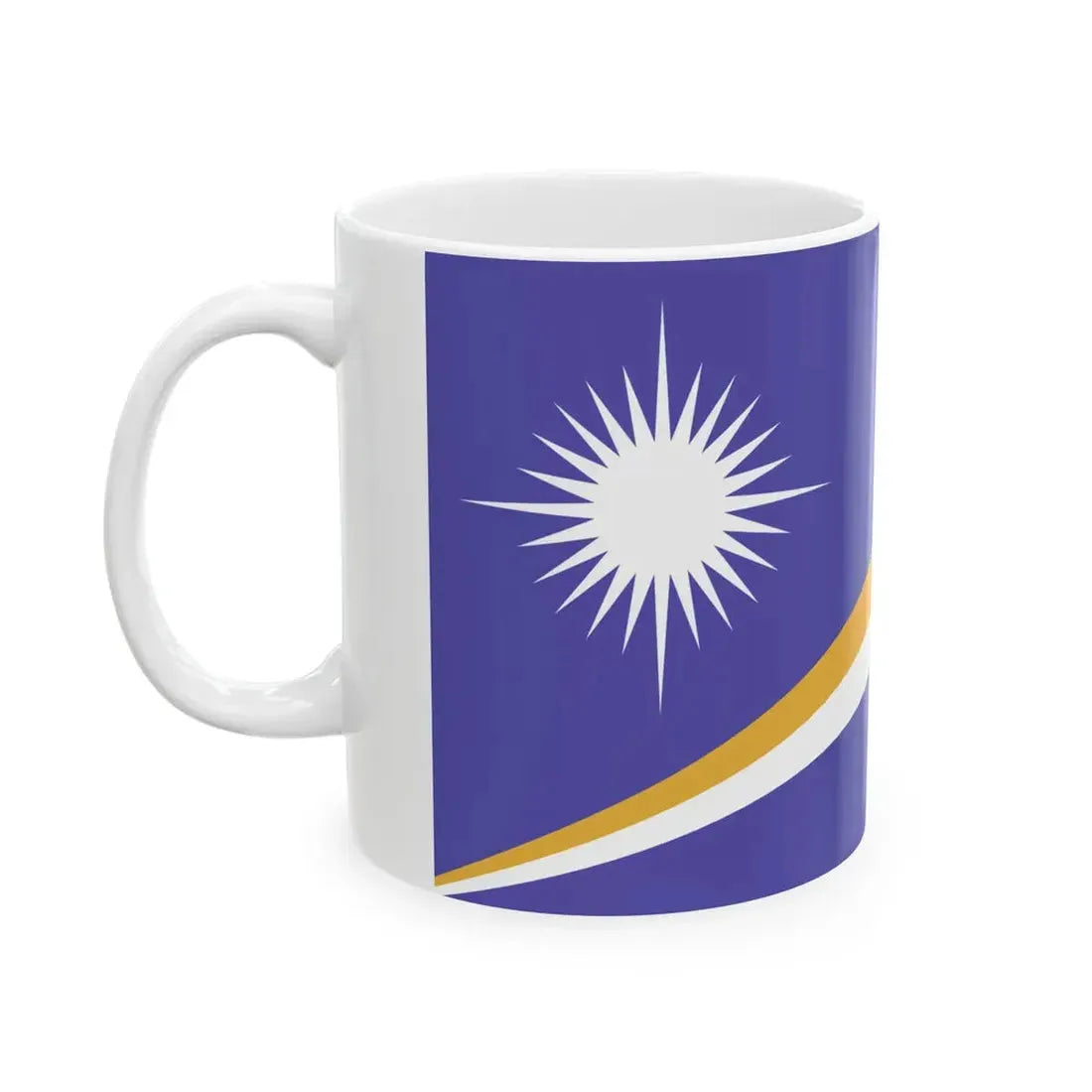 Flag of the Marshall Islands WFB 1999 (Marshall Islands) White Coffee Mug - Go Mug Yourself