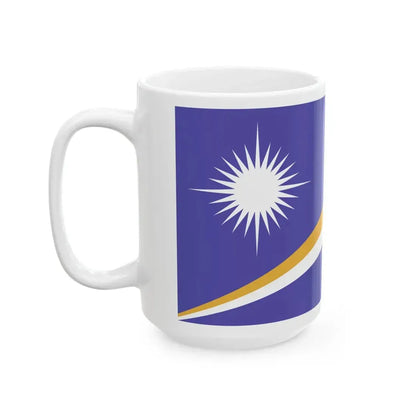 Flag of the Marshall Islands WFB 1999 (Marshall Islands) White Coffee Mug - Go Mug Yourself