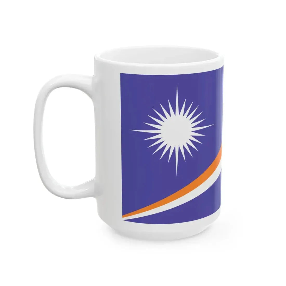 Flag of the Marshall Islands WFB 2000 (Marshall Islands) White Coffee Mug - Go Mug Yourself