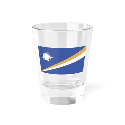 Flag of the Marshall Islands WFB 2004 (Marshall Islands) Shot Glass 1.5oz 1.5oz - Go Mug Yourself