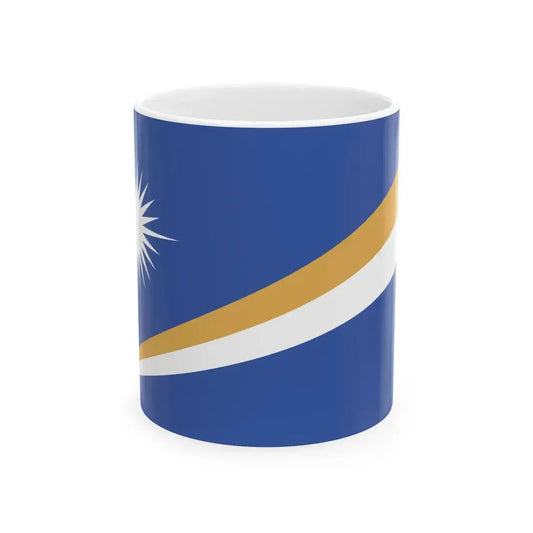 Flag of the Marshall Islands WFB 2004 (Marshall Islands) White Coffee Mug 11oz - Go Mug Yourself
