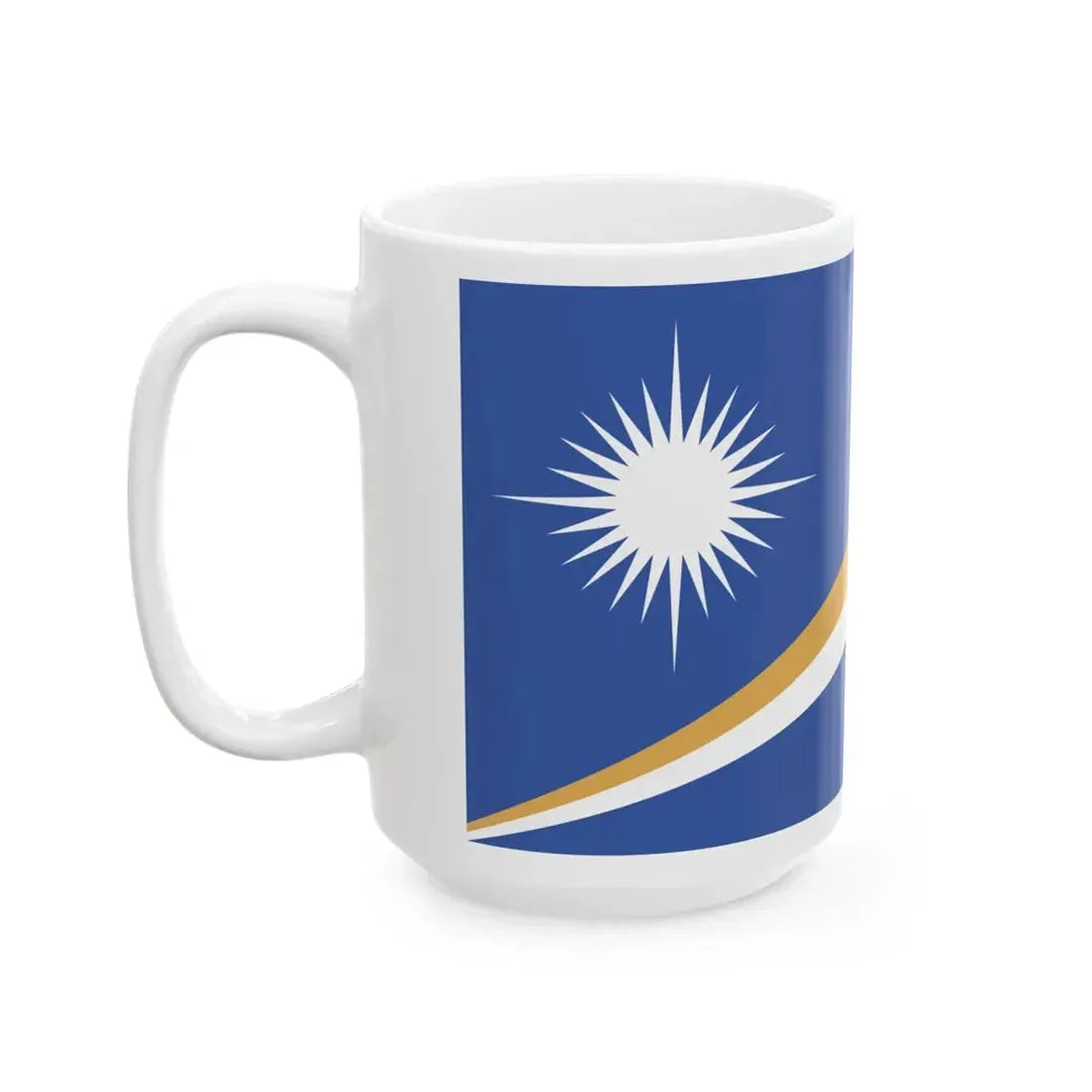 Flag of the Marshall Islands WFB 2004 (Marshall Islands) White Coffee Mug - Go Mug Yourself