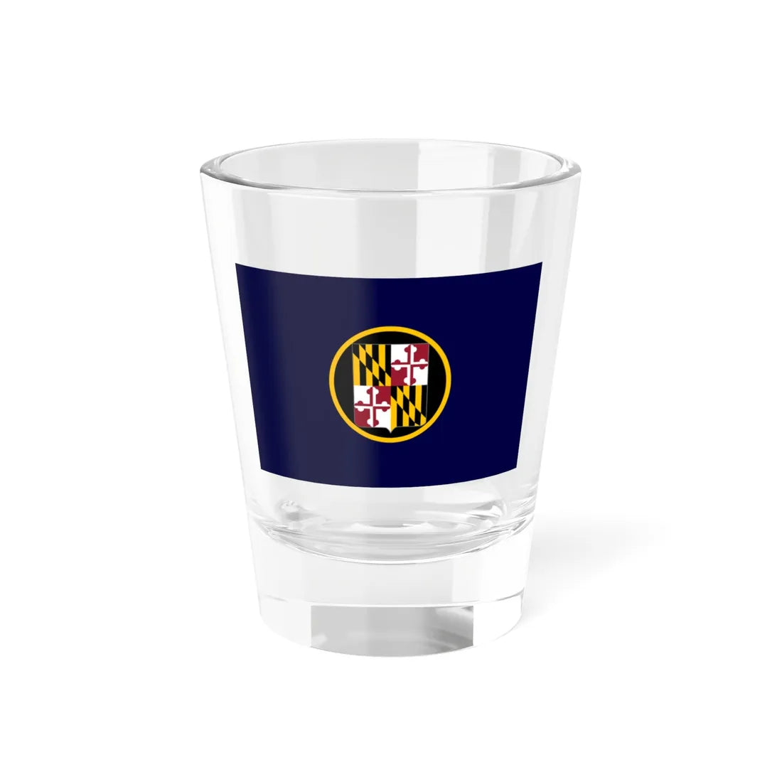 Flag of the Maryland National Guard (United States) Shot Glass 1.5oz 1.5oz - Go Mug Yourself