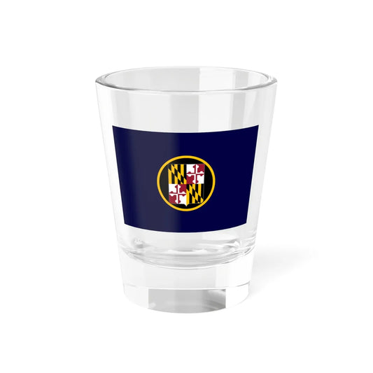 Flag of the Maryland National Guard (United States) Shot Glass 1.5oz 1.5oz - Go Mug Yourself