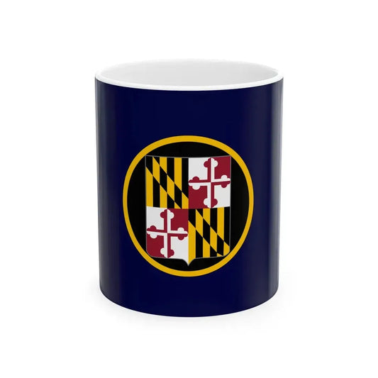 Flag of the Maryland National Guard (United States) White Coffee Mug 11oz - Go Mug Yourself