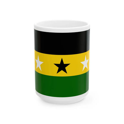 Flag of the Masalit (Chad) White Coffee Mug 15oz - Go Mug Yourself