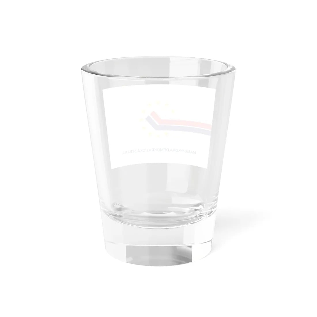 Flag of the Masaryk Democratic Party (Czech Republic) Shot Glass 1.5oz - Go Mug Yourself
