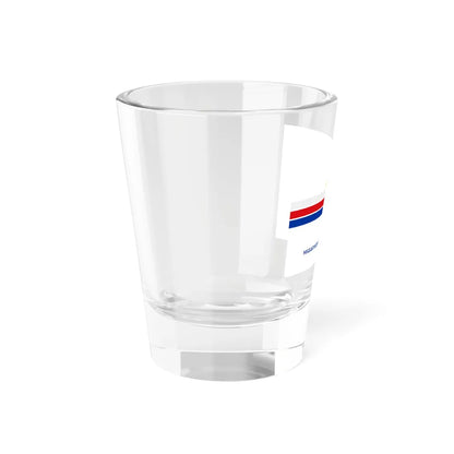 Flag of the Masaryk Democratic Party (Czech Republic) Shot Glass 1.5oz - Go Mug Yourself