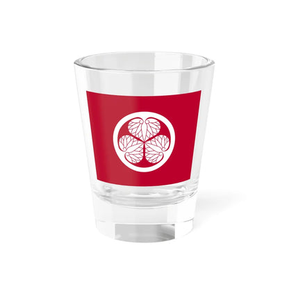 Flag of the Matsudaira Lords of Fukui in Echizen Province A (Japan) Shot Glass 1.5oz 1.5oz - Go Mug Yourself