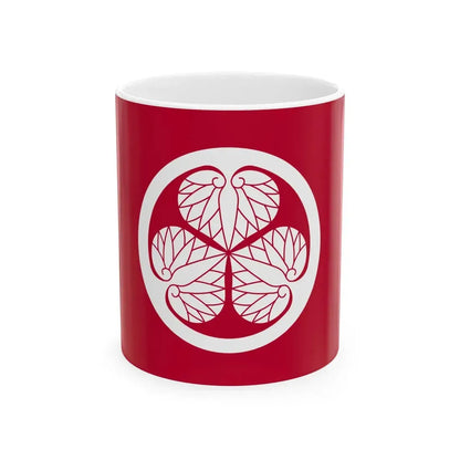 Flag of the Matsudaira Lords of Fukui in Echizen Province A (Japan) White Coffee Mug 11oz - Go Mug Yourself