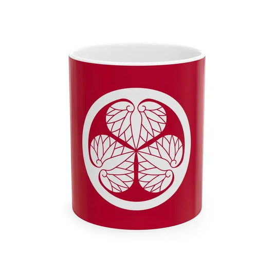 Flag of the Matsudaira Lords of Fukui in Echizen Province A (Japan) White Coffee Mug 11oz - Go Mug Yourself