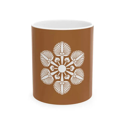 Flag of the Matsudaira Lords of Fukui in Echizen Province B (Japan) White Coffee Mug 11oz - Go Mug Yourself