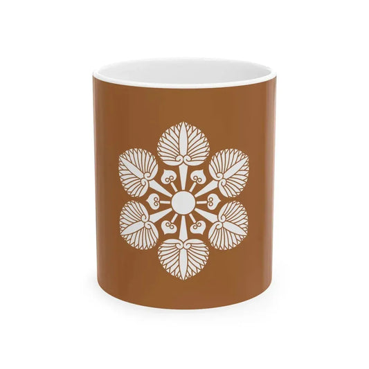 Flag of the Matsudaira Lords of Fukui in Echizen Province B (Japan) White Coffee Mug 11oz - Go Mug Yourself
