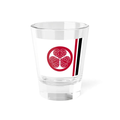 Flag of the Matsudaira Lords of Fukui in Echizen Province C (Japan) Shot Glass 1.5oz 1.5oz - Go Mug Yourself