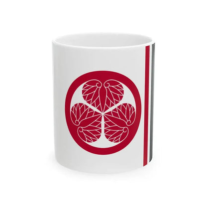 Flag of the Matsudaira Lords of Fukui in Echizen Province C (Japan) White Coffee Mug 11oz - Go Mug Yourself