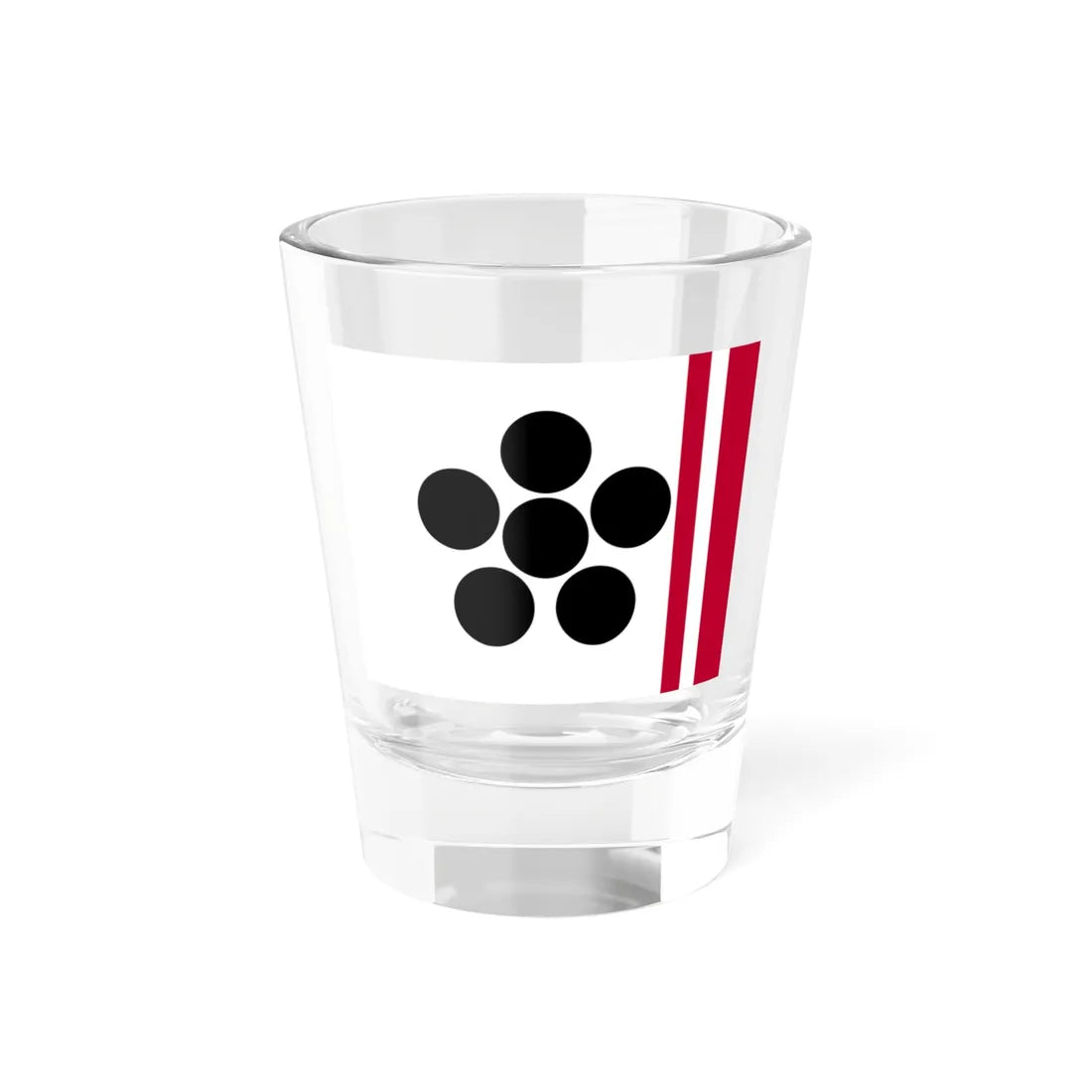 Flag of the Matsudaira Lords of Kuwana in Ise Province C (Japan) Shot Glass 1.5oz 1.5oz - Go Mug Yourself