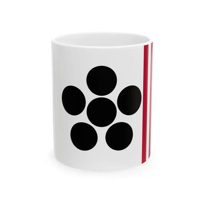 Flag of the Matsudaira Lords of Kuwana in Ise Province C (Japan) White Coffee Mug 11oz - Go Mug Yourself