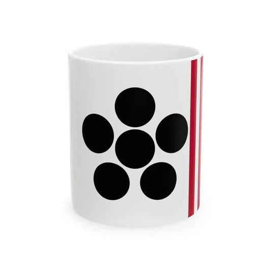 Flag of the Matsudaira Lords of Kuwana in Ise Province C (Japan) White Coffee Mug 11oz - Go Mug Yourself