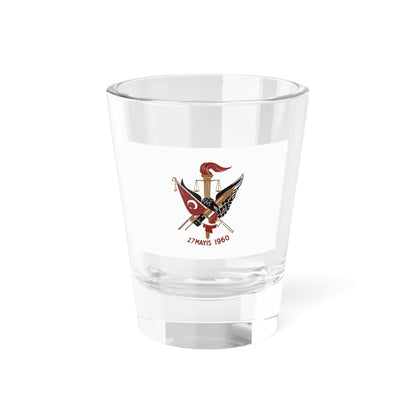 Flag of the MBK (Turkey) Shot Glass 1.5oz 1.5oz - Go Mug Yourself