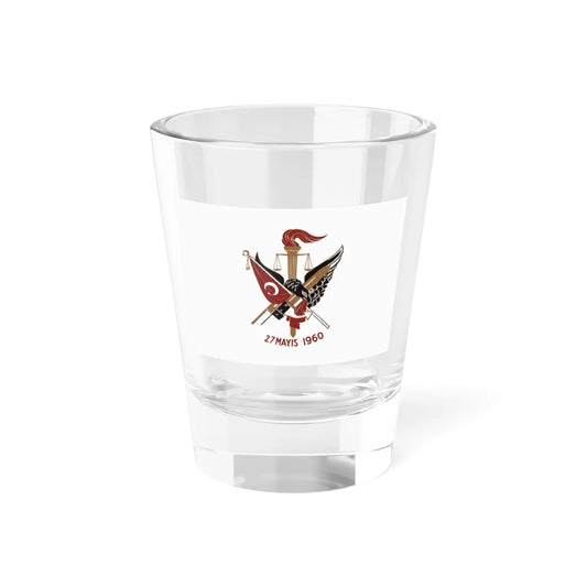 Flag of the MBK (Turkey) Shot Glass 1.5oz 1.5oz - Go Mug Yourself